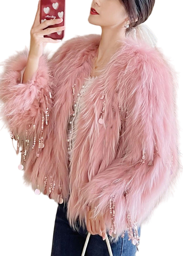 Kvinnors Bohemisk Kappa med Paljetter och Fransar 2