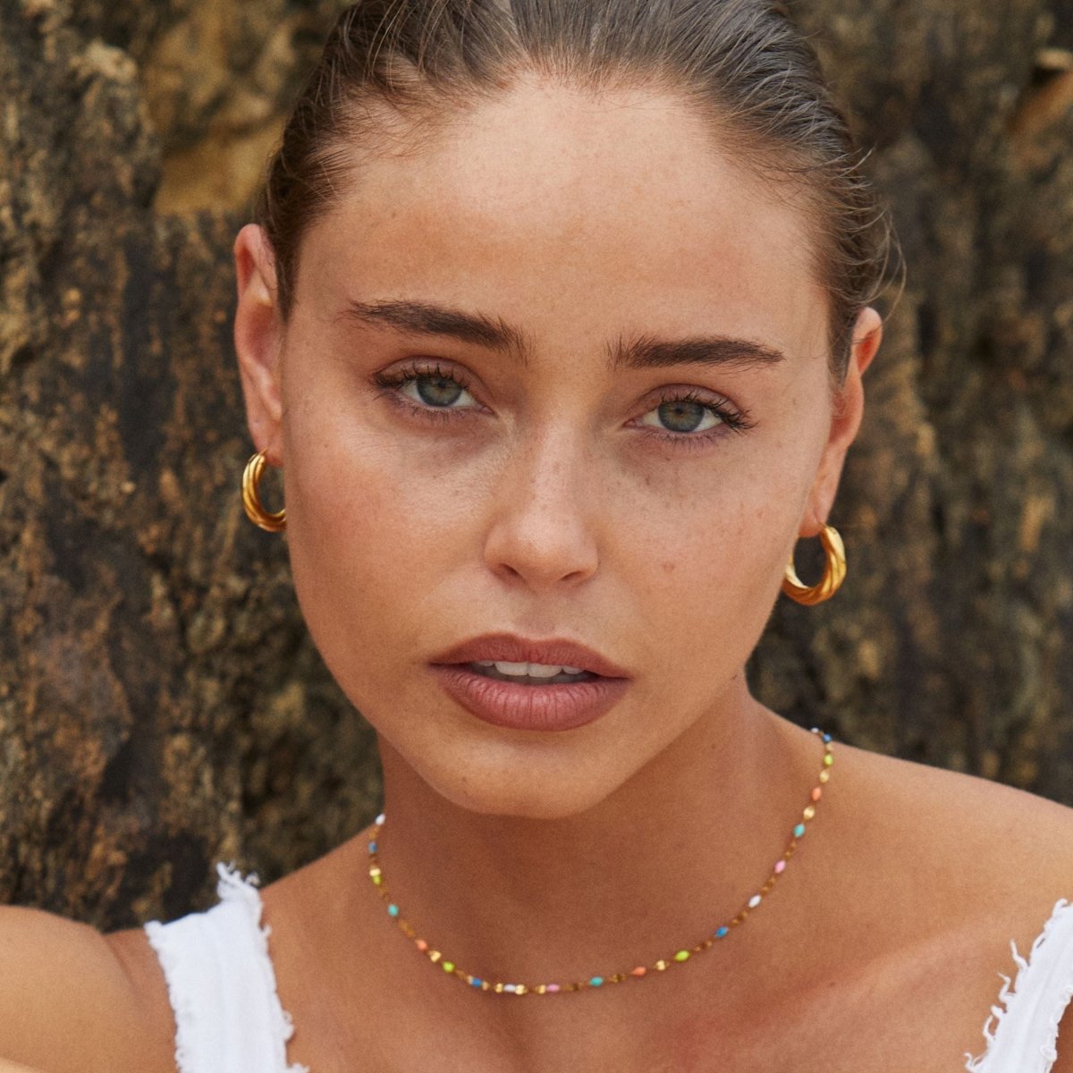 Kvinnors Choker Halsband Flerfärgad Design 1