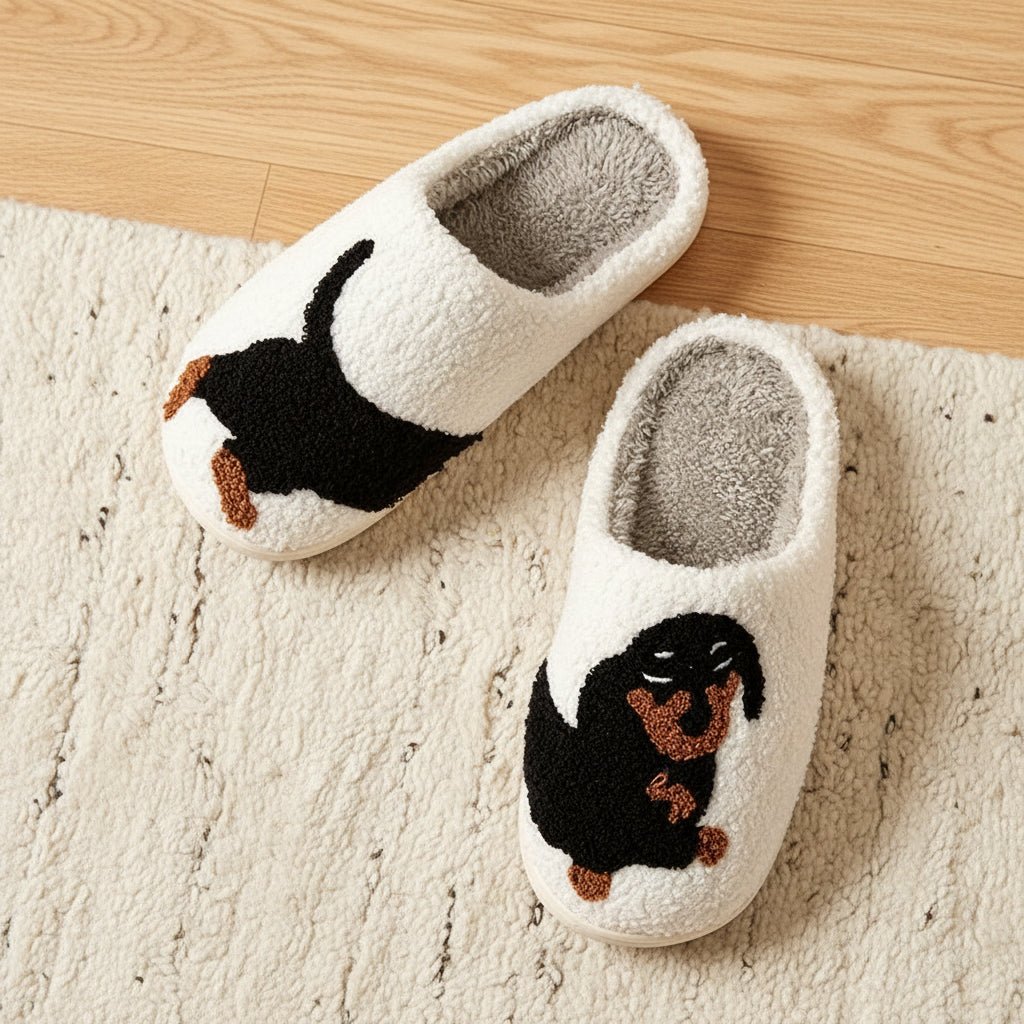 Kvinnors Dachshundtofflor För Inomhusbruk 0