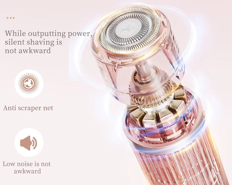 Kvinnors Elektriska Rakapparat för Ansikte och Kropp – Bästa Rakapparaten för Våt och Torr Användning 3