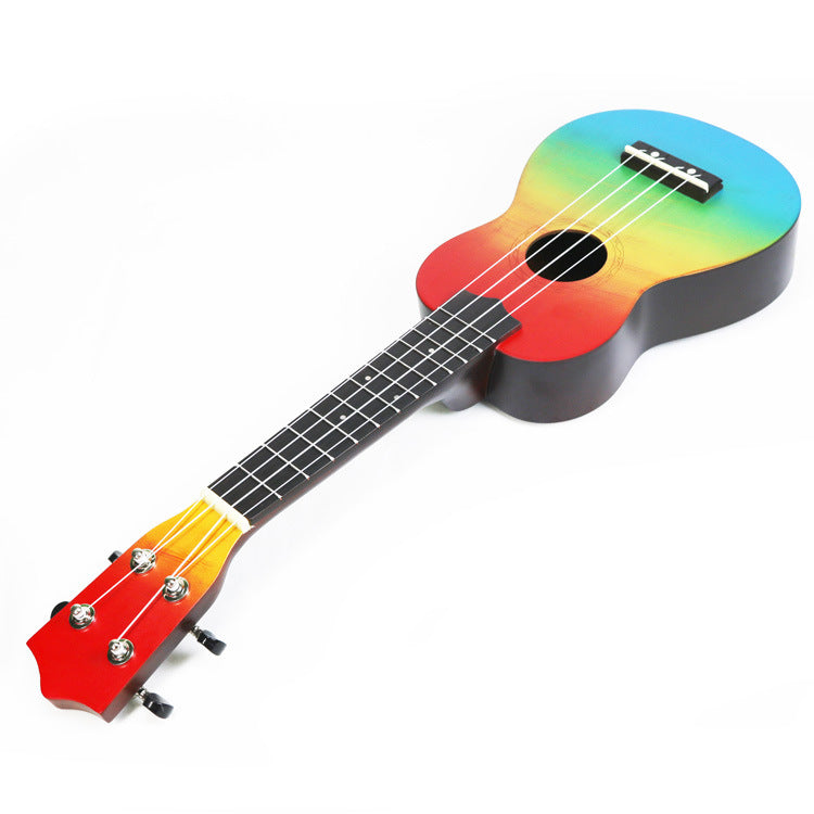 Kvinnors Färgstarka Ukulele Bärbar Design 0