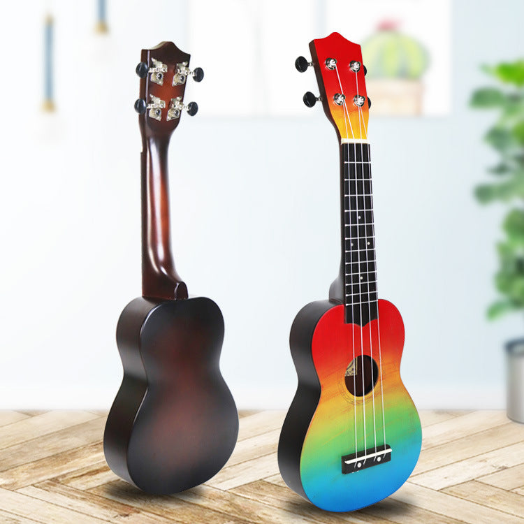 Kvinnors Färgstarka Ukulele Bärbar Design 3