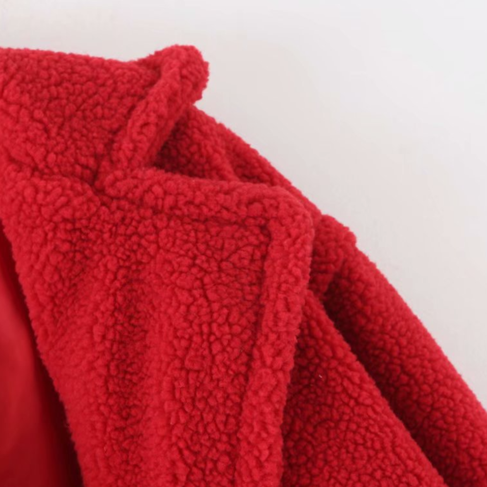 Kvinnors Fluffy Frakke Varm och Mjuk 5