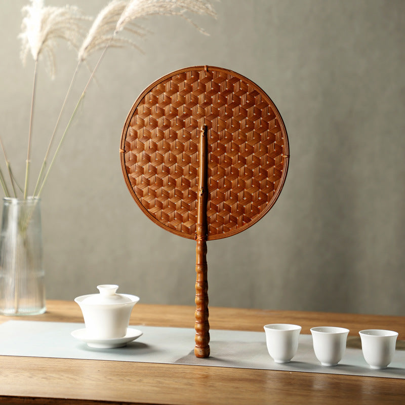 Kvinnors Handgjord Bambu Fläkt Traditionell Design 2