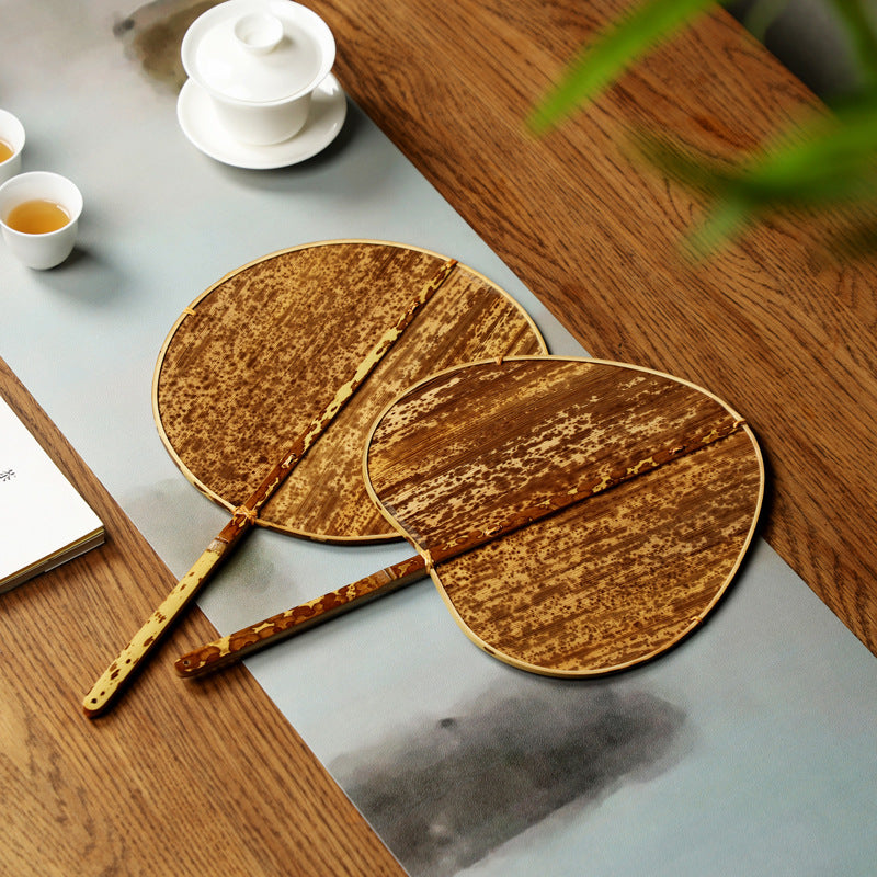 Kvinnors Handgjord Bambu Fläkt Traditionell Design 4