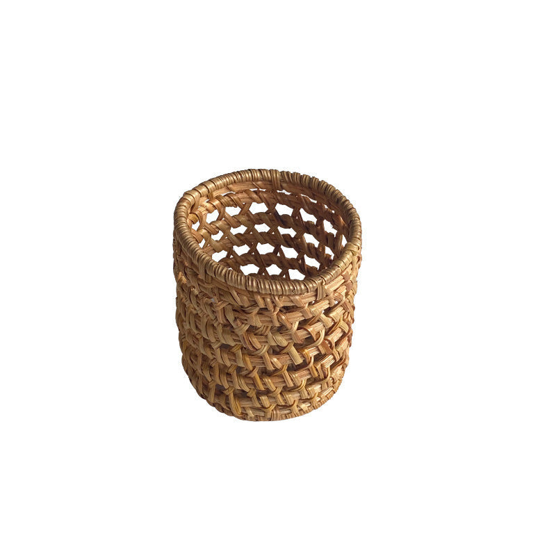 Kvinnors Handvävd Förvaringskorg Minimalistisk Design för Små Föremål 12