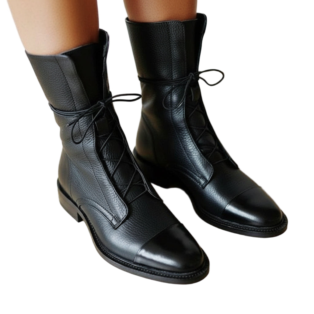 Kvinnors Högklackade Stövlar Med Feminin Siluett 0