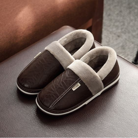 Kvinnors Inomhus Tofflor med Halkfri Sula och Plyschfoder 11