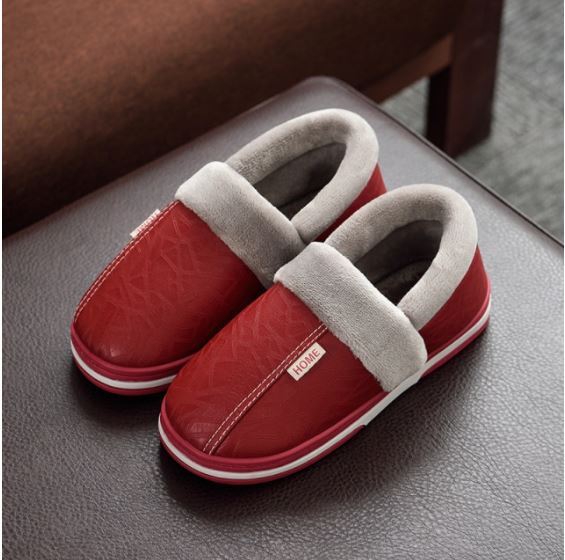 Kvinnors Inomhus Tofflor med Halkfri Sula och Plyschfoder 15