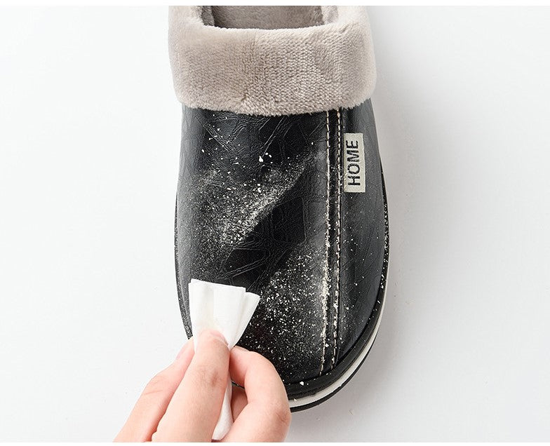 Kvinnors Inomhus Tofflor med Halkfri Sula och Plyschfoder 6
