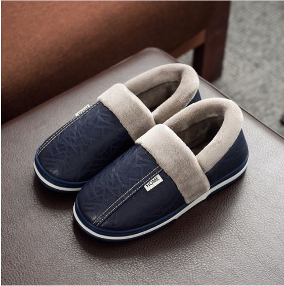 Kvinnors Inomhus Tofflor med Halkfri Sula och Plyschfoder 9