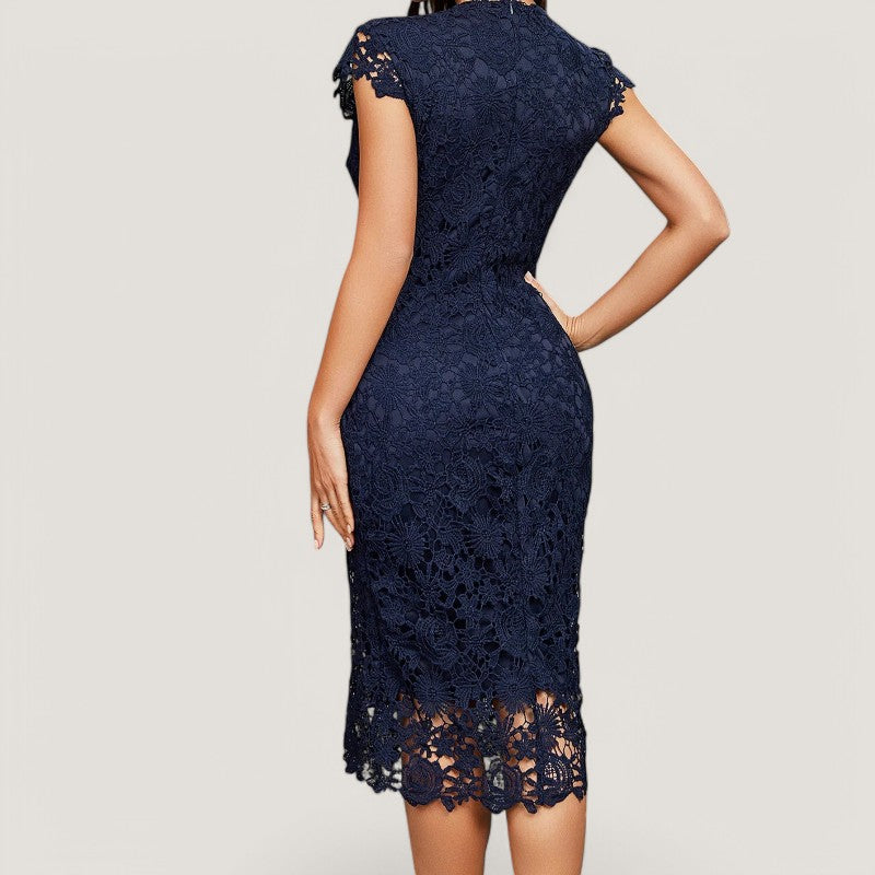 Kvinnors Klänning i Spets Utan Ärmar 5