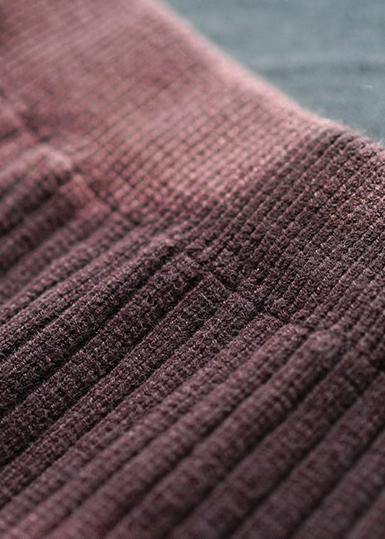 Kvinnors Klänning med Elastisk Midja Patchworkdesign 4