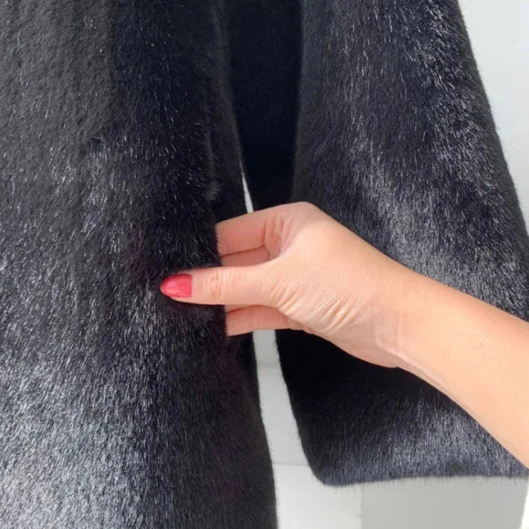 Kvinnors Lång Kappa i Chic Design 5