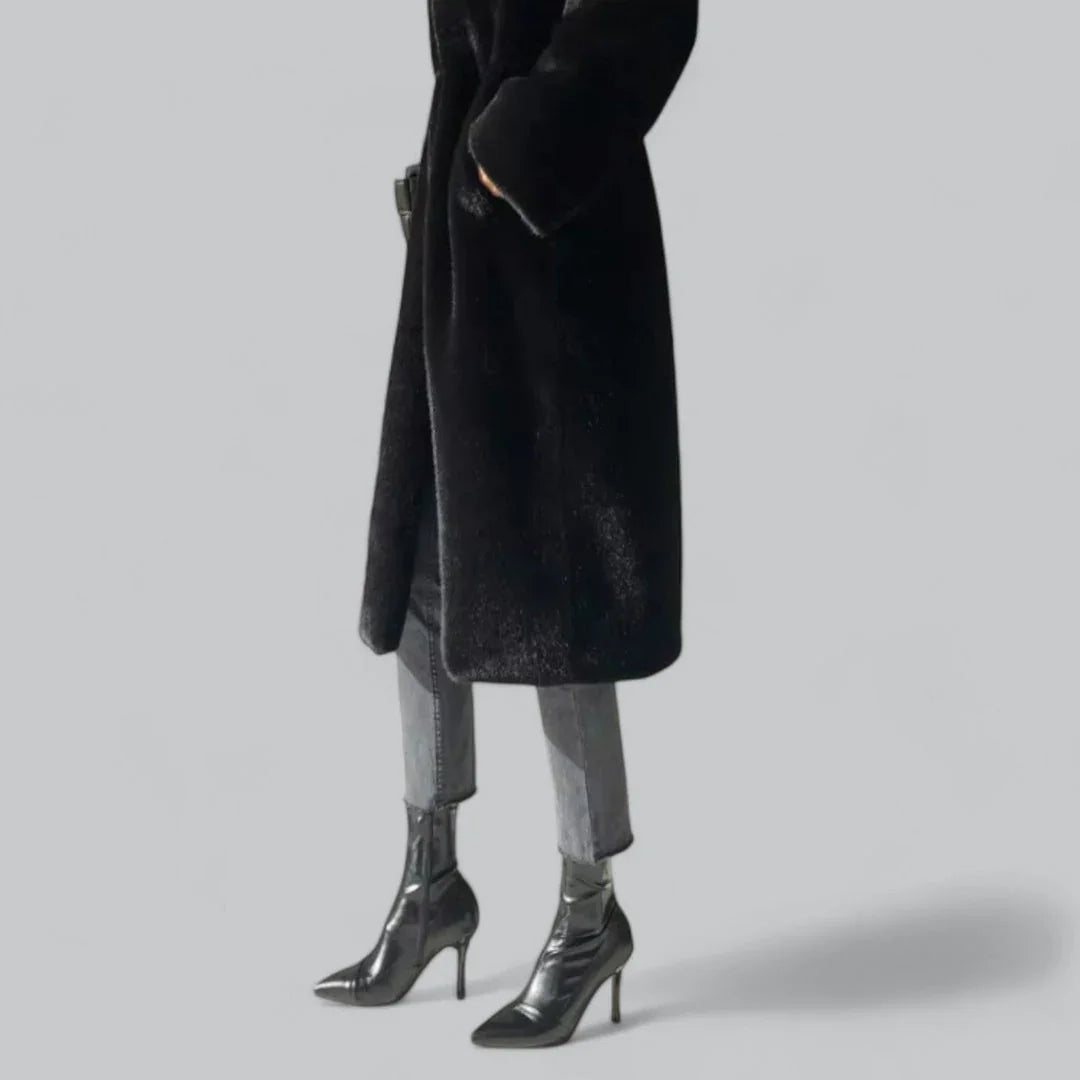 Kvinnors Lång Kappa i Chic Design 6