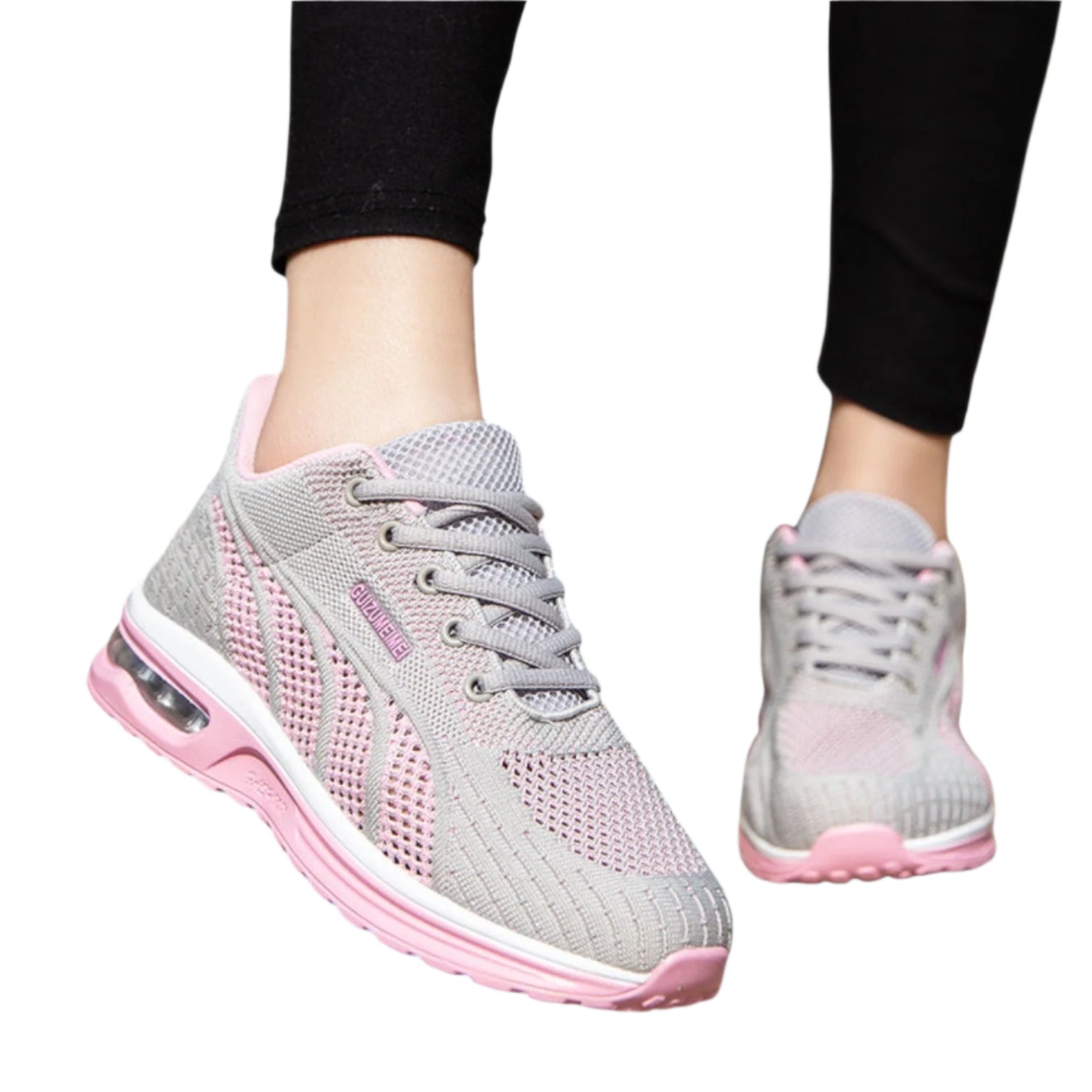 Kvinnors Löpande Skor Andningsbara Syntetisk Med Dämpande Häldesign 0