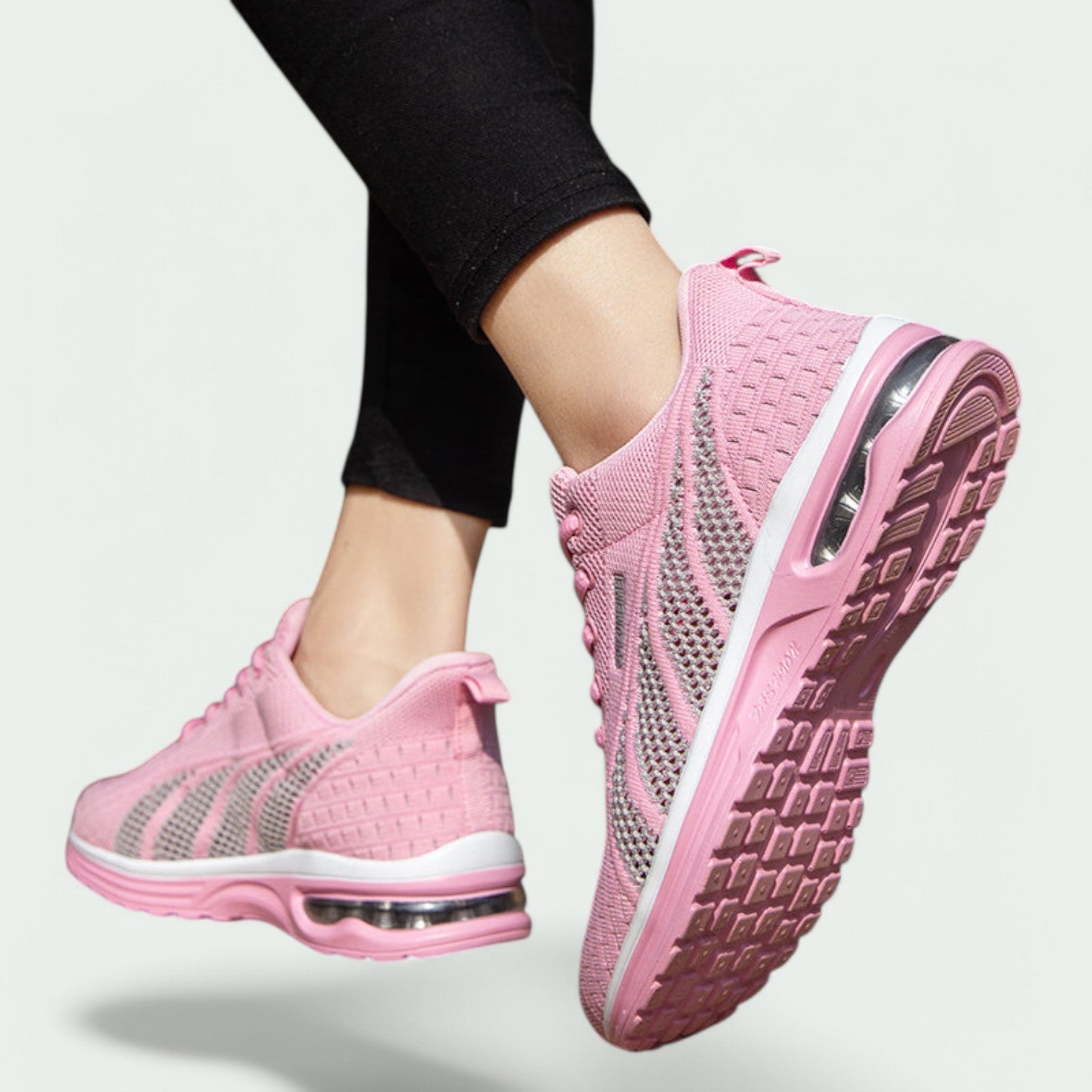 Kvinnors Löpande Skor Andningsbara Syntetisk Med Dämpande Häldesign 2