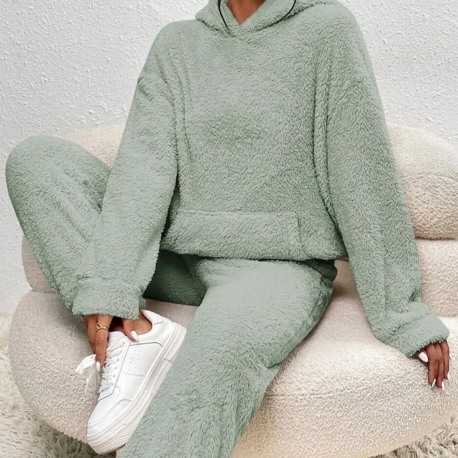 Kvinnors Loungewear Set med Hoodie 2