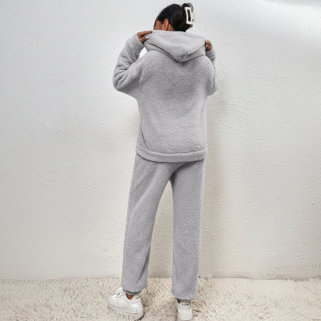 Kvinnors Loungewear Set med Hoodie 8