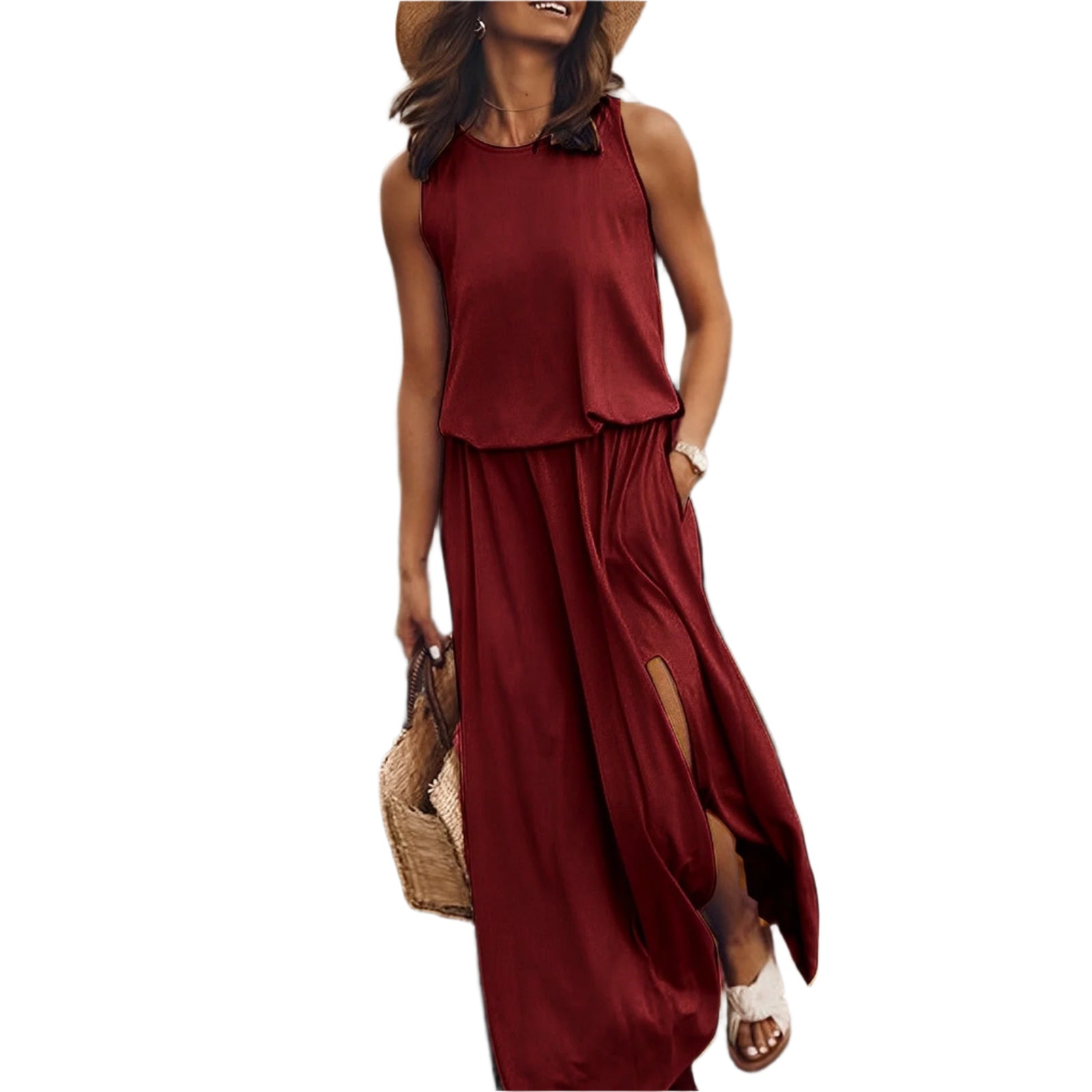 Kvinnors Maxiklänning Modern Färgglad 0