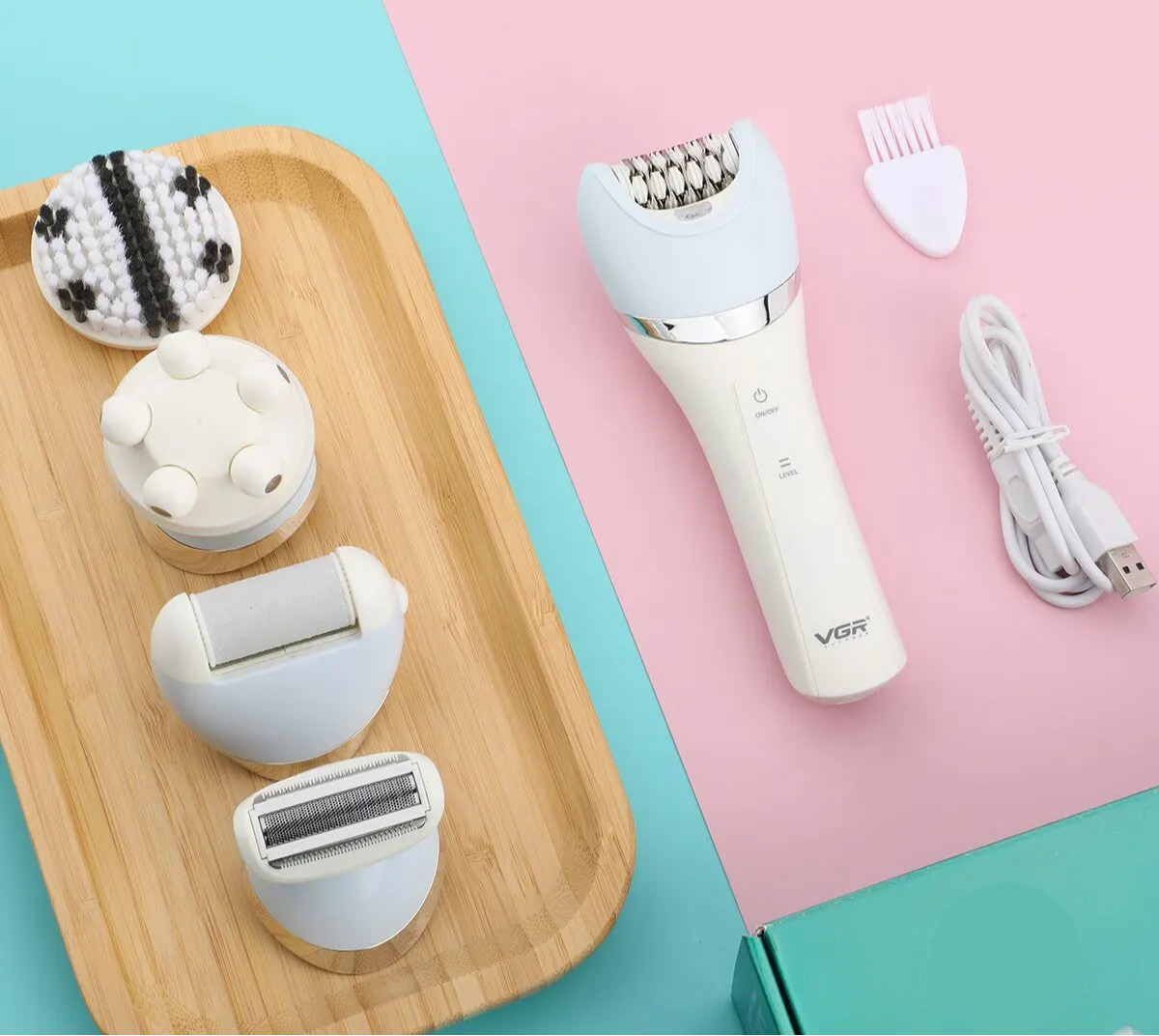 Kvinnors Multifunktionell Hårborttagare Elektrisk 5 i 1 5