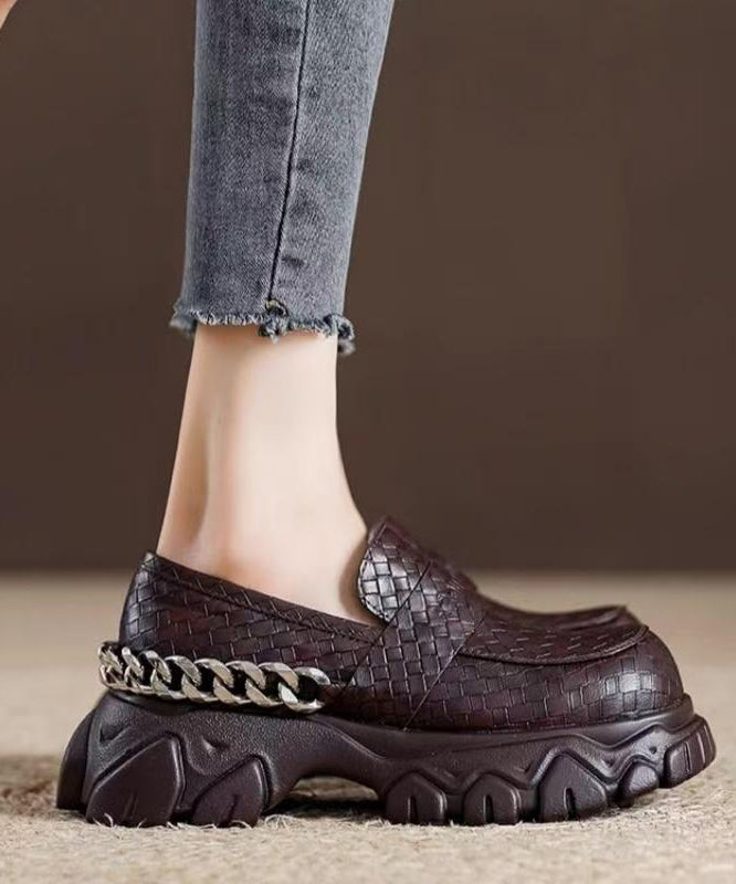 Kvinnors Plattform Loafers Modern Design 2