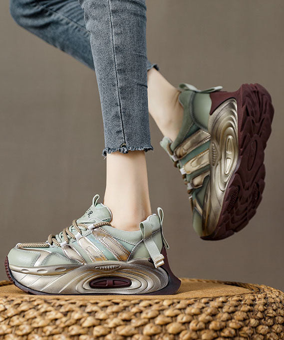 Kvinnors Plattform Skor med Korsremmar Modern Design 4