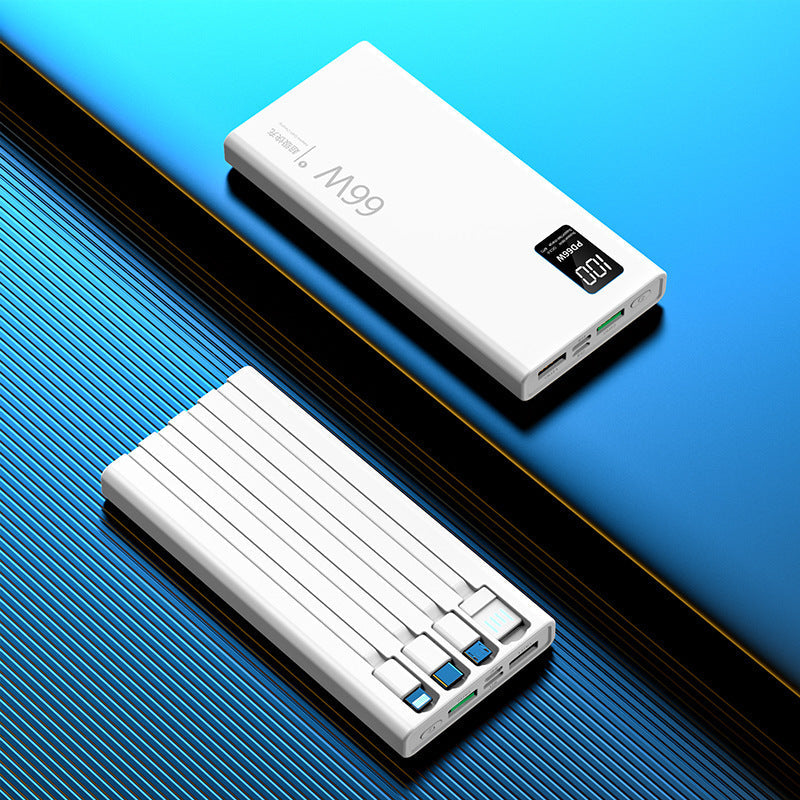 Kvinnors Powerbank 10000mAh Med LED-Display och Flera USB-Portar 3