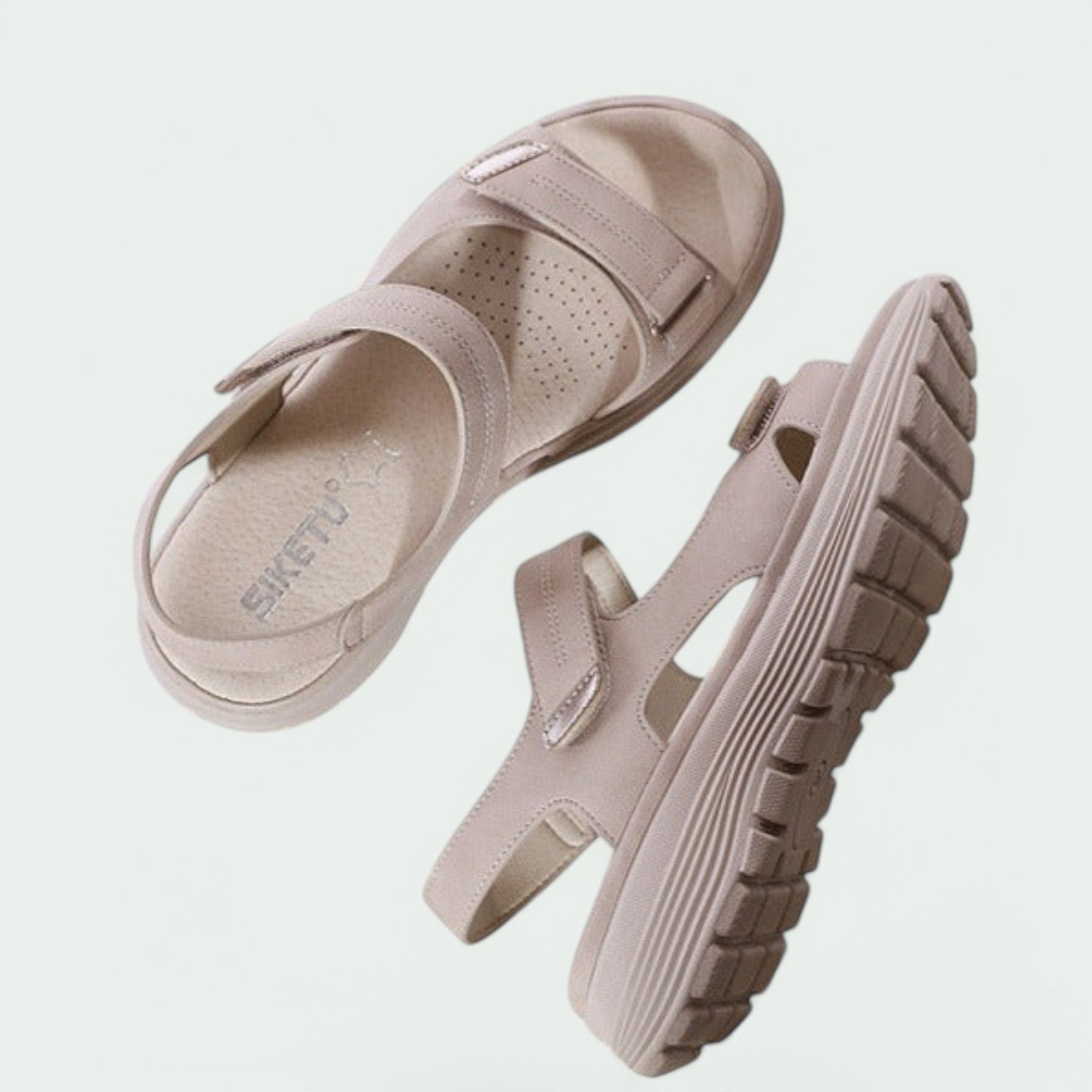 Kvinnors Sandaler Sportig Design Textil Polyuretan 1