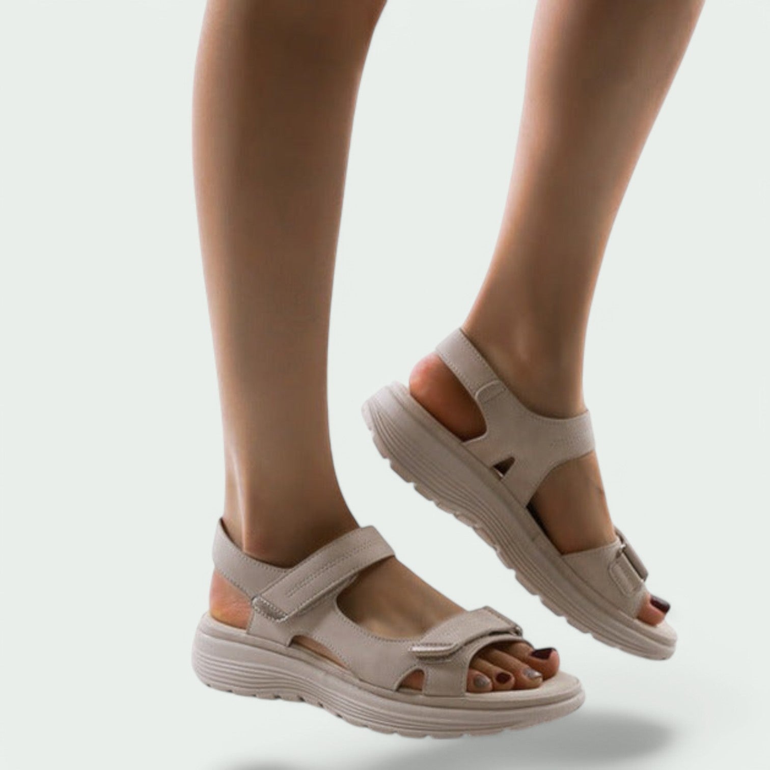 Kvinnors Sandaler Sportig Design Textil Polyuretan 3