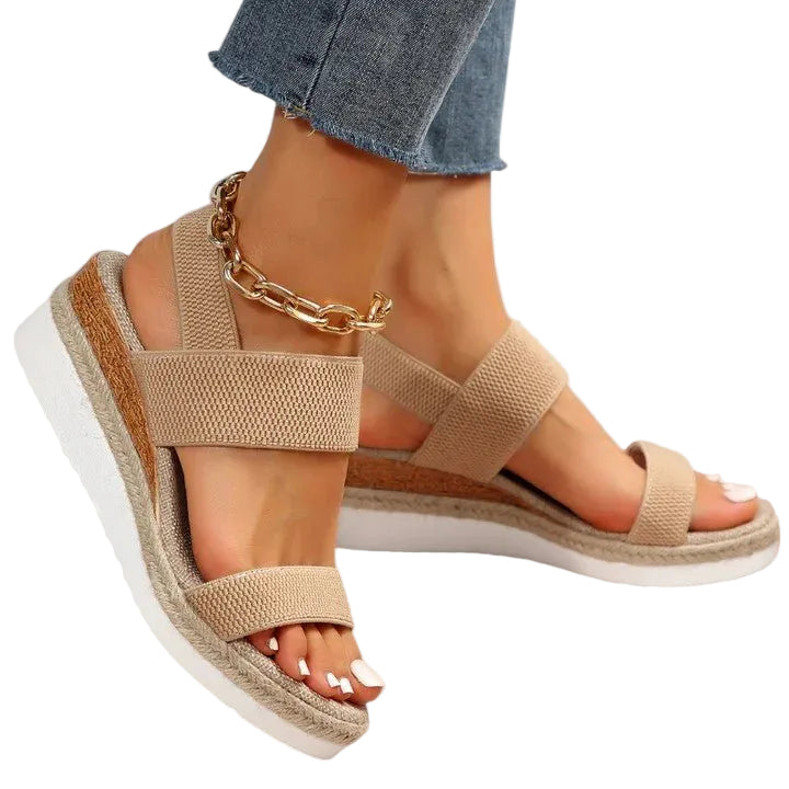 Kvinnors Sandaler med Vadderad Sula 0