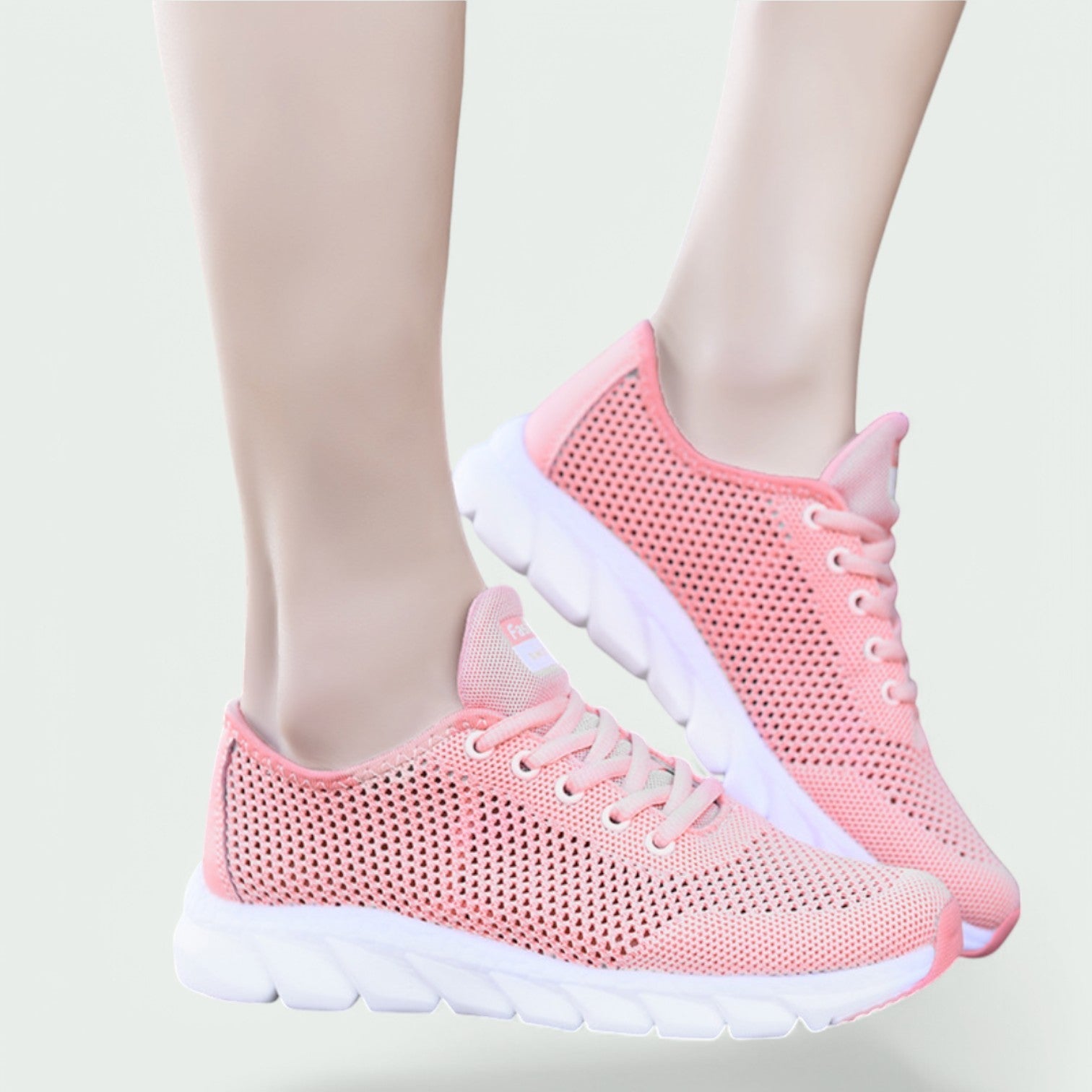 Kvinnors Sneakers Andningsbart Material Ortopedisk Stöd Gummisula 2