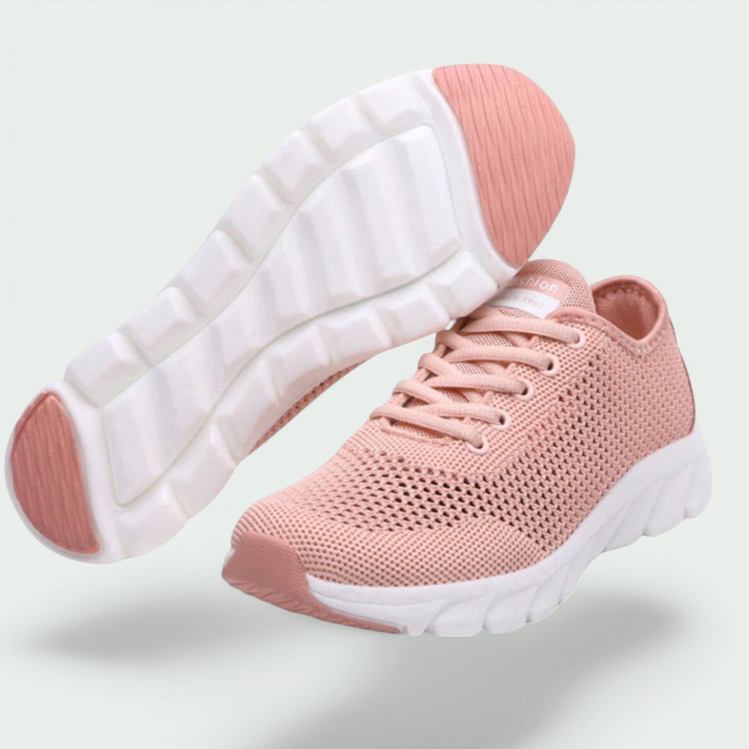 Kvinnors Sneakers Andningsbart Material Ortopedisk Stöd Gummisula 4