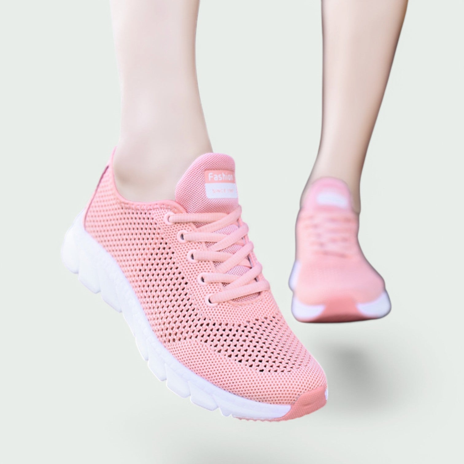 Kvinnors Sneakers Andningsbart Material Ortopedisk Stöd Gummisula 7