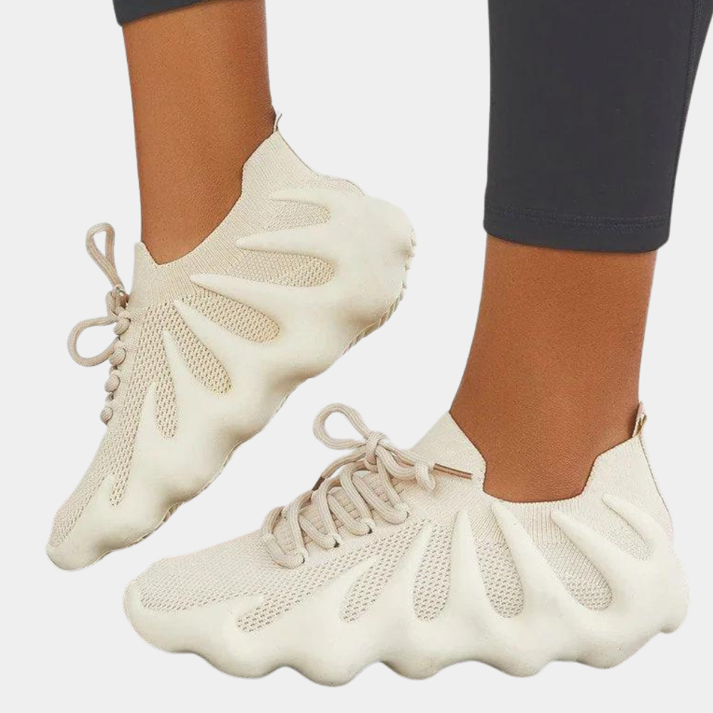 Kvinnors Sneakers Med Flexibel Ovandel för Sport och Fritid 0