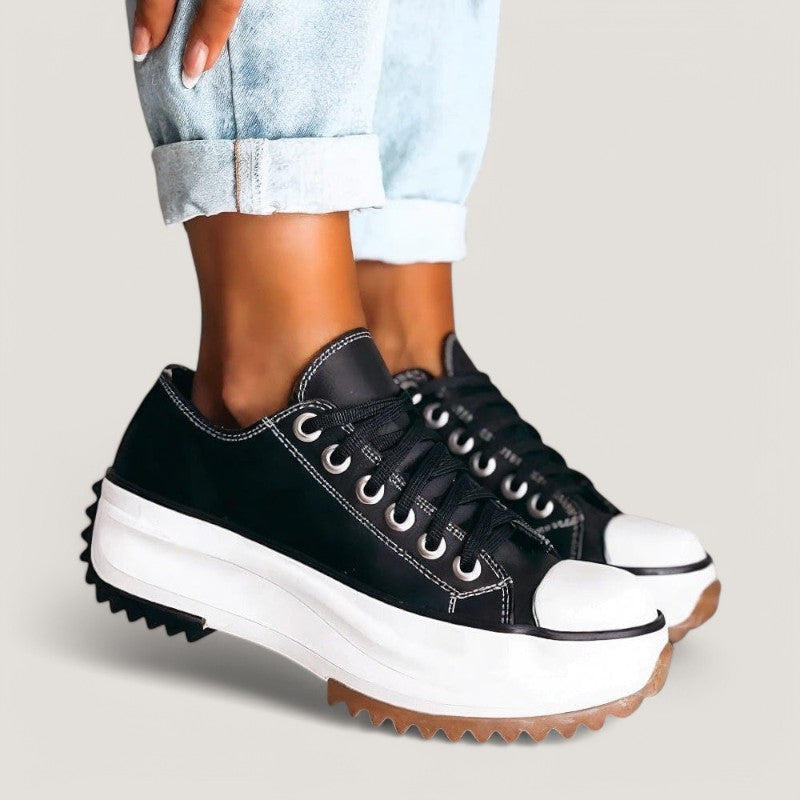 Kvinnors Sneakers Plattform Design Komfort 2