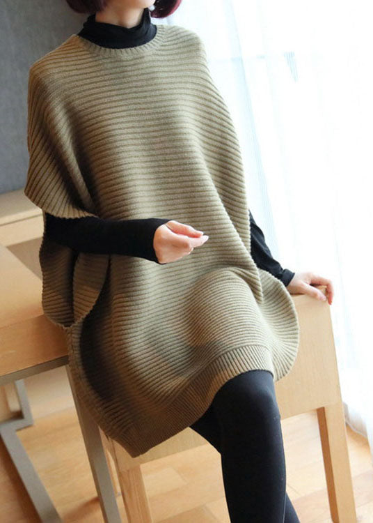 Kvinnors Stickad Väst Patchworkdesign 1