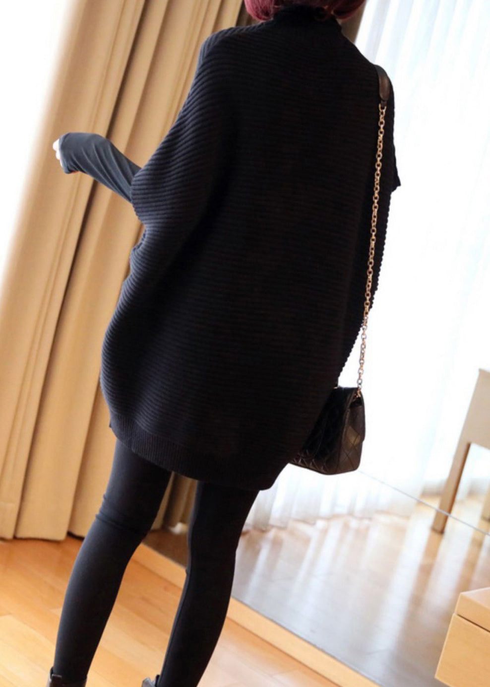 Kvinnors Stickad Väst Patchworkdesign 5