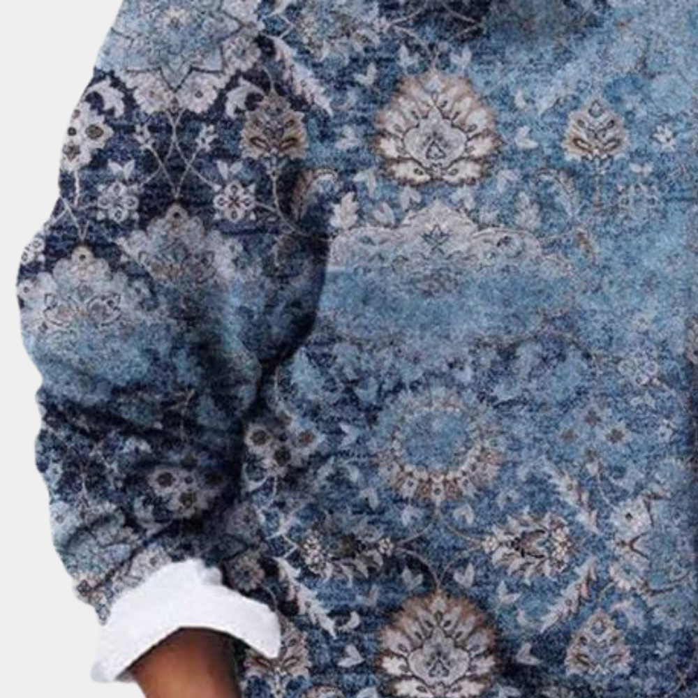 Kvinnors Sweater med Löst Snitt och Elegant Design 1