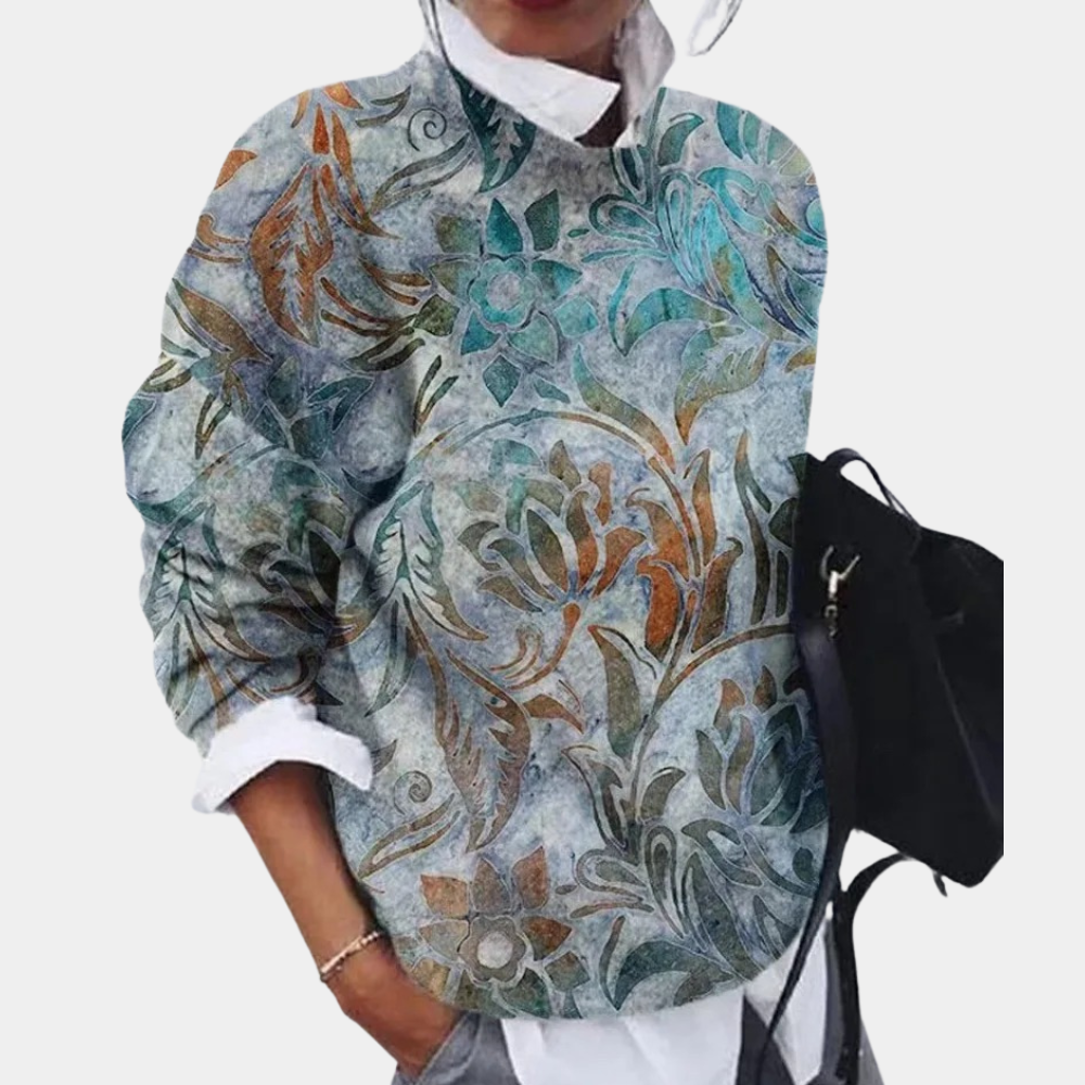 Kvinnors Sweater med Löst Snitt och Elegant Design 5