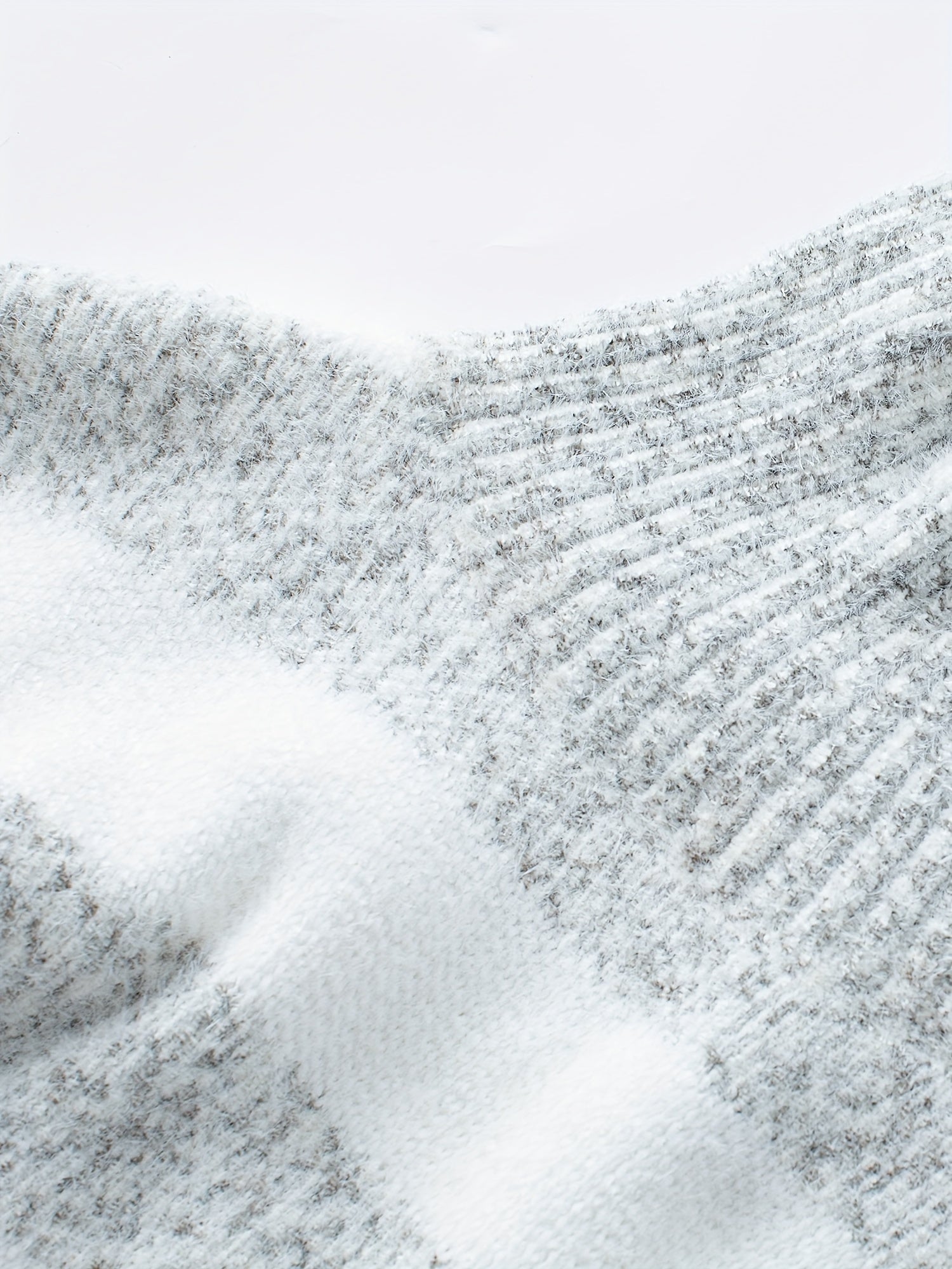 Kvinnors Turtleneck Tröja Randig Stil 2