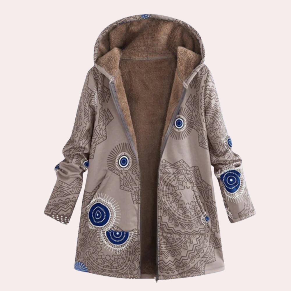 Kvinnors Vinterjacka i Mjuk och Varm Design 6