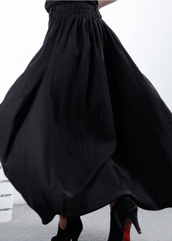 Kvinnors Vinterkjol med Asymmetrisk Design och Fickor 3