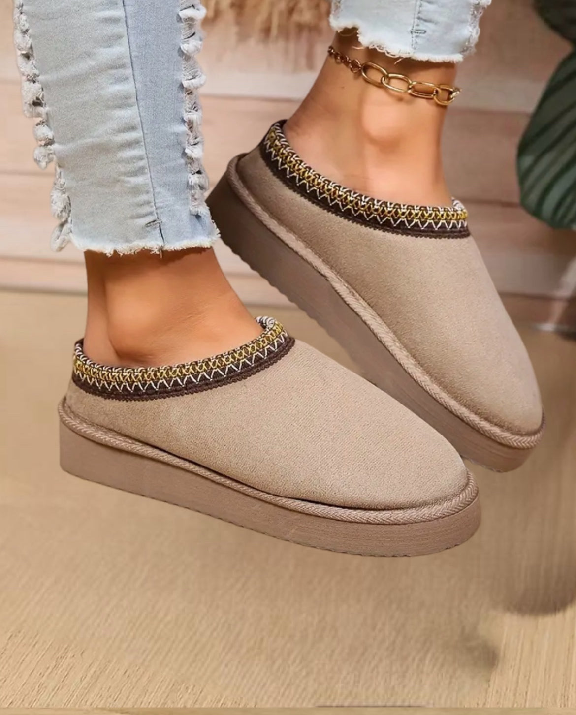 Kvinnors Vintertofflor Bekväma 2