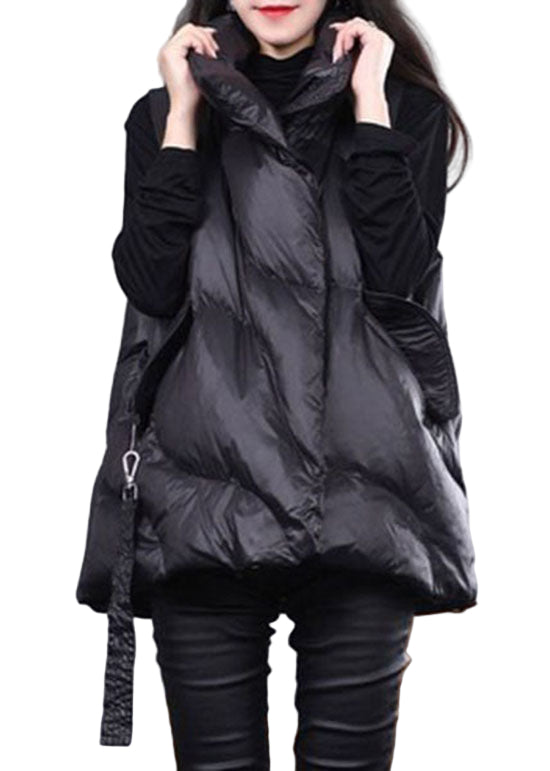 Kvinnors Vinterväst Med Peter Pan-Krage Trendig Design 0