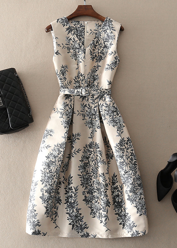 Kvinnors ärmlös klänning med dragkedja i aprikos 0