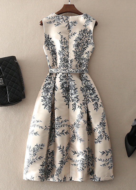 Kvinnors ärmlös klänning med dragkedja i aprikos 1