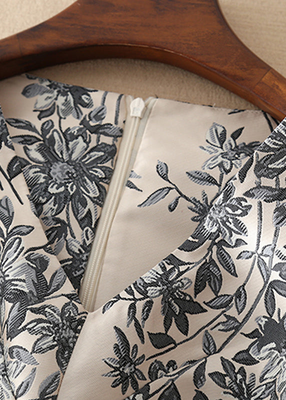 Kvinnors ärmlös klänning med dragkedja i aprikos 3