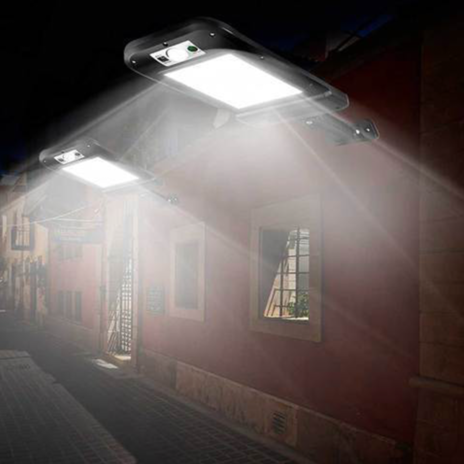 LED-Gatulampa Solcellsdriven 5