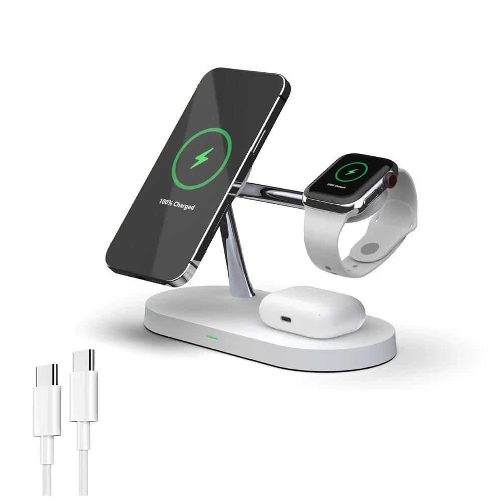 Laddningsstation för iPhone, Apple Watch och AirPods Med Snabbladdning 13